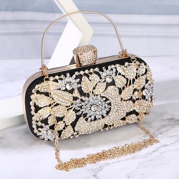 Diamond Wedding Clutch Purse Luxury Women Handbag